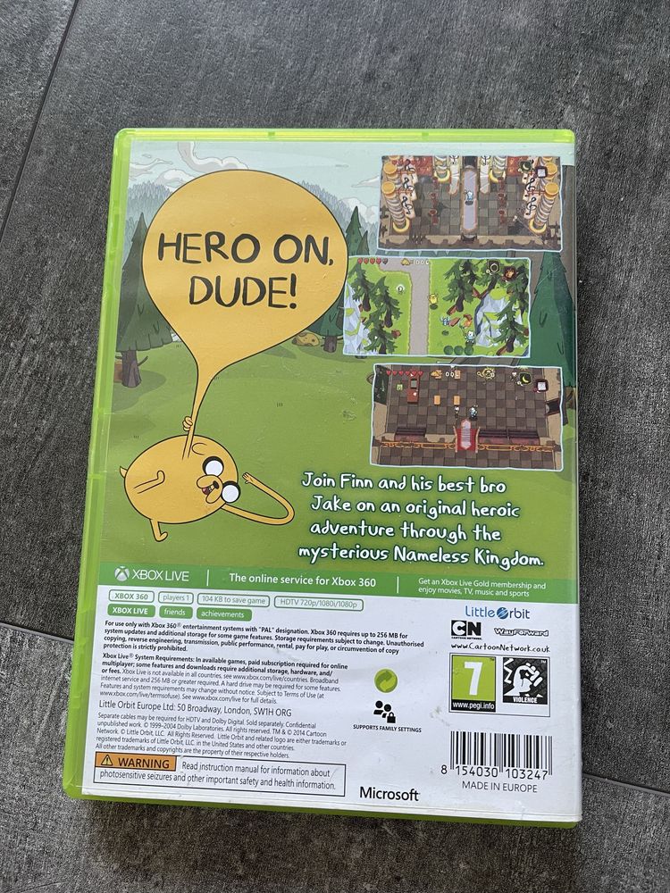 Gra Adventure Time the secret of the nameles kingdom na  Xbox 360
