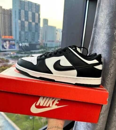 nike dunk biack low whute panda 37