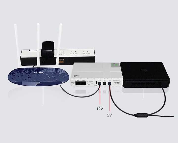 Бесперебойник для маршрутизатора роутера DC1018P 10400 mAh, есть опт