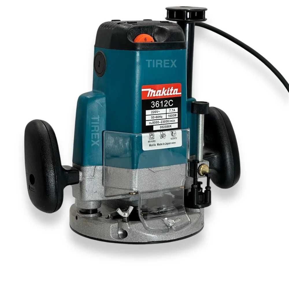Фрезер Makita 2100Вт глибина 60мм 9000-23000об/хв зажим 6-8мм фрезерка