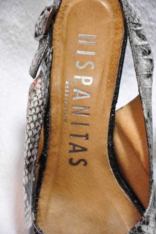 Hispanitas - sandały, wężowa skóra r. 39