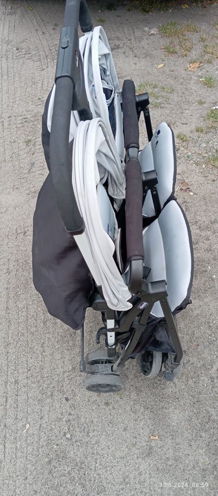 Wózek spacerówka Chicco OHlala Twin Silver Cat
