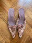 Sapatos de Cerimónia Salto Rosa