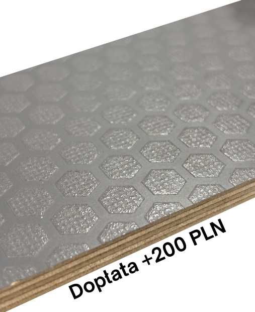 Podłoga antypoślizgowa nv300 L1 / siatka / brąz / 9 mm