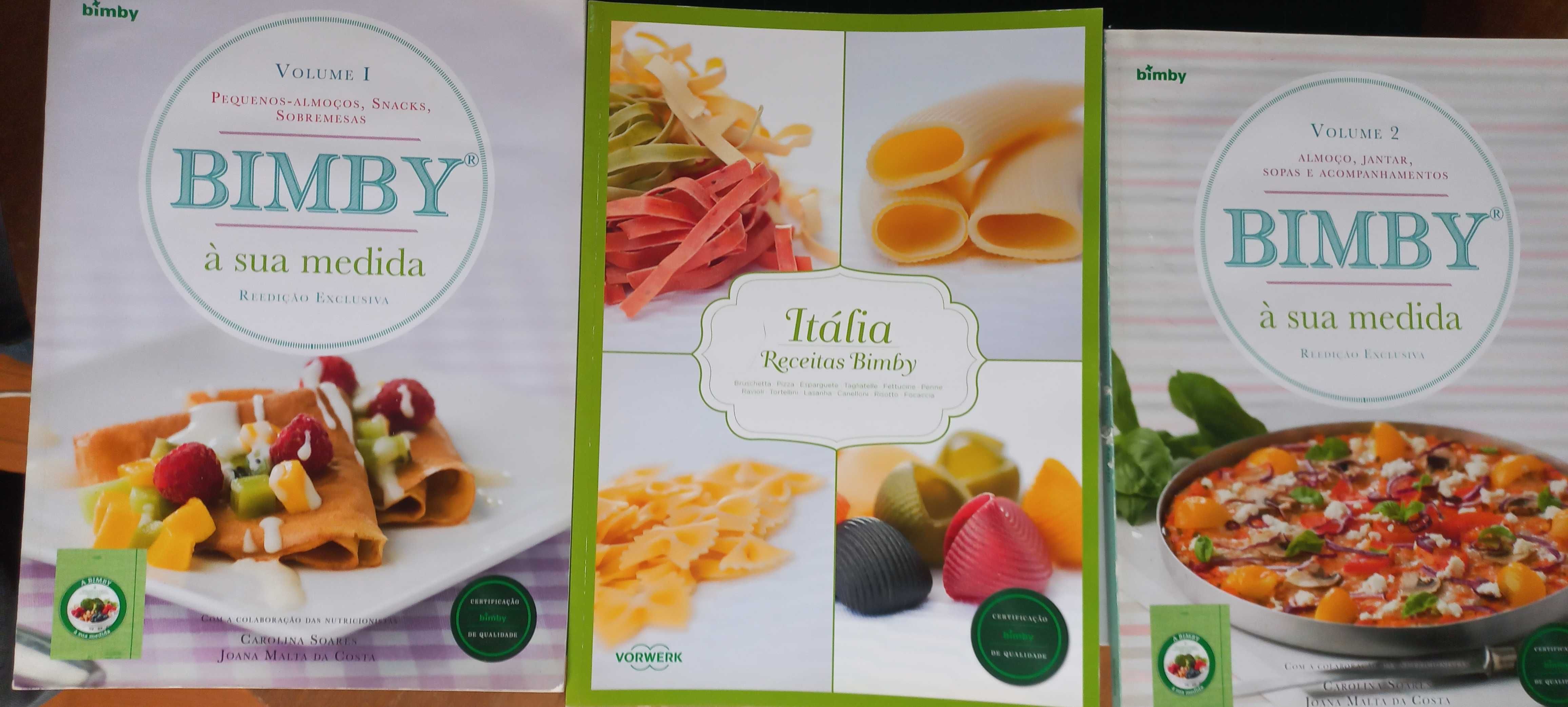 Livros receitas Bimby novos, vários anos