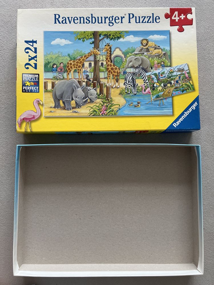 Продам набір пазлів з тваринами Ravensburger 200 грн