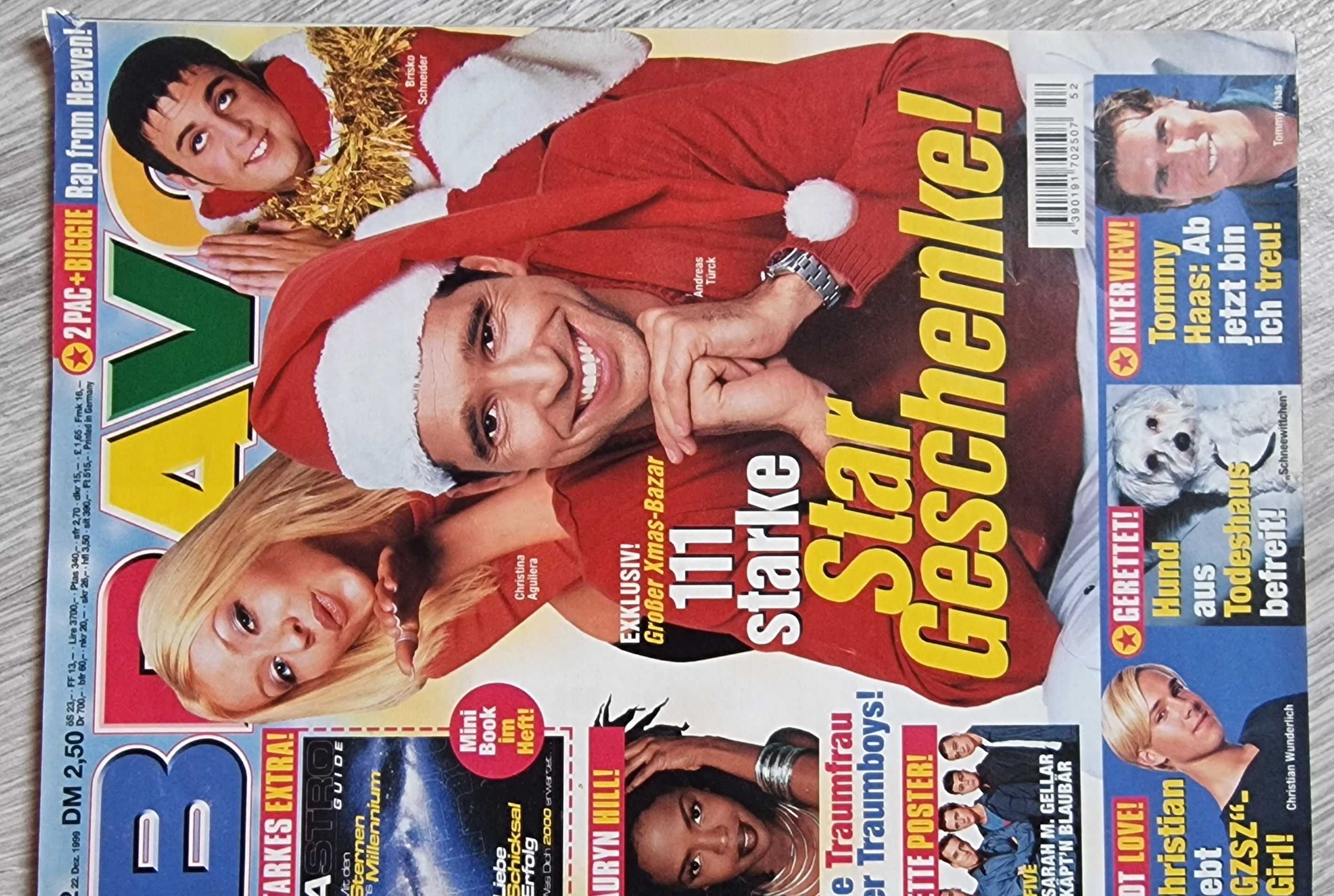 Czasopismo Bravo (Niemcy) Nr 52/1999 - Aguilera, Andreas, Brisko