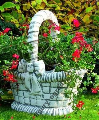 Piękny kosz ogrodowy - donica 576 2 sztuki