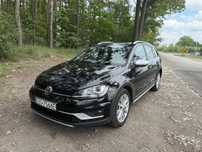 Volkswagen Golf 7, alltrack, 4 motion, dsg, czarny sufit, ledy