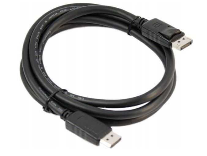 Kabel DP-DP DisplayPort - DisplayPort CZARNY 1,8m-2m