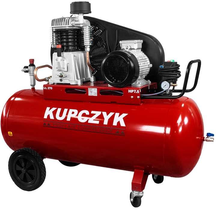 Kompresor Tłokowy Olejowy Sprężarka 950 L/min 270 L 400V Dostawa 0zł