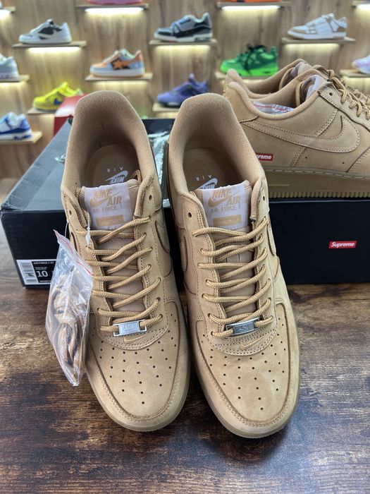 Кросівки Nike Air Force 1 Low x Supreme Beige
