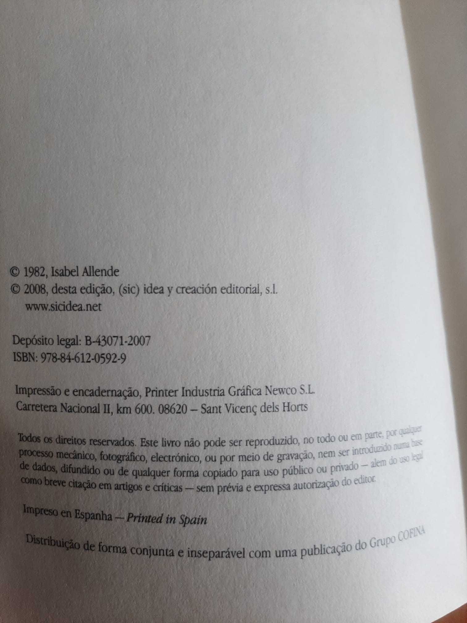 A Casa dos Espíritos de Isabel Allende