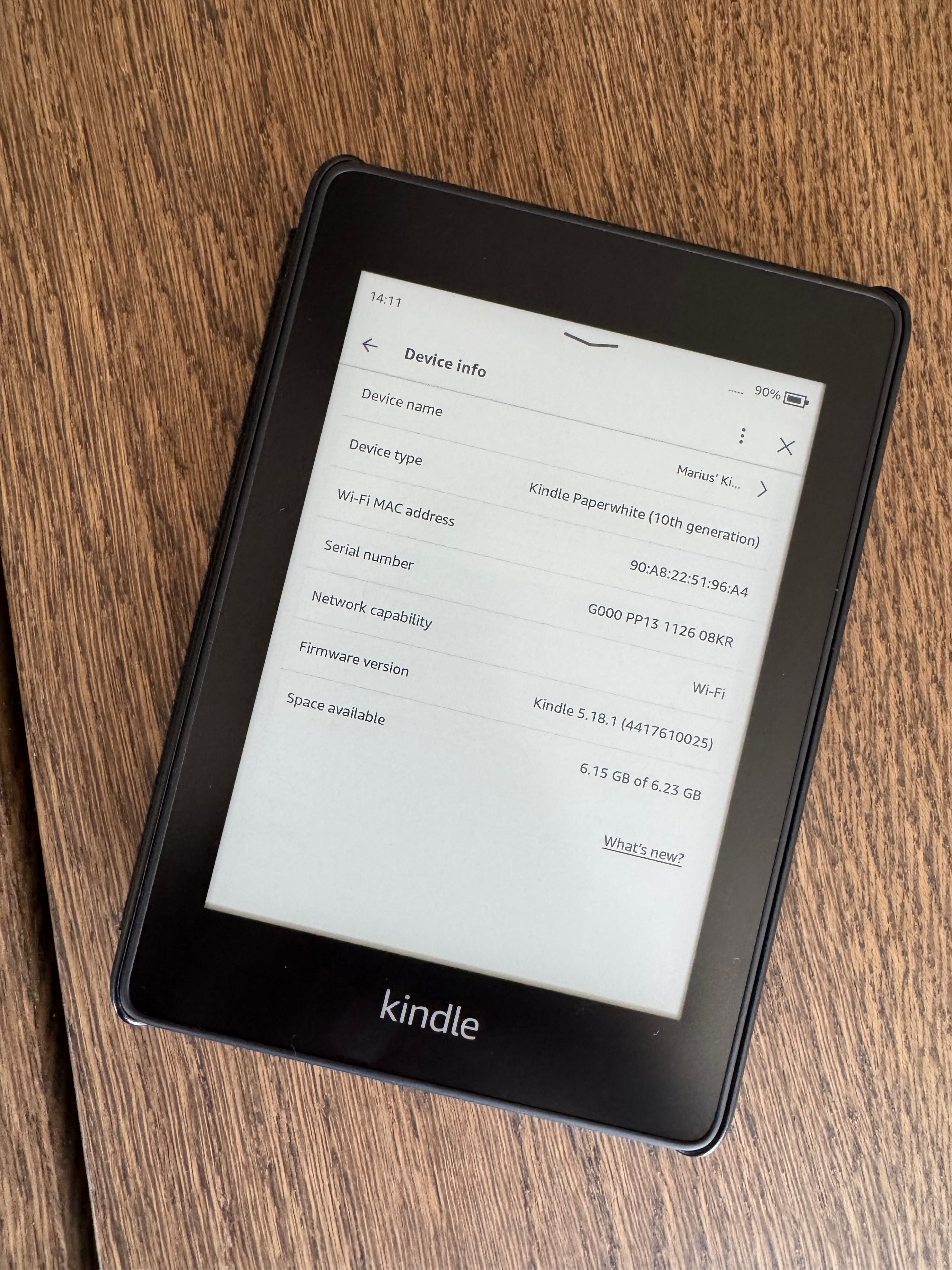 Kindle 10 Paperwhite