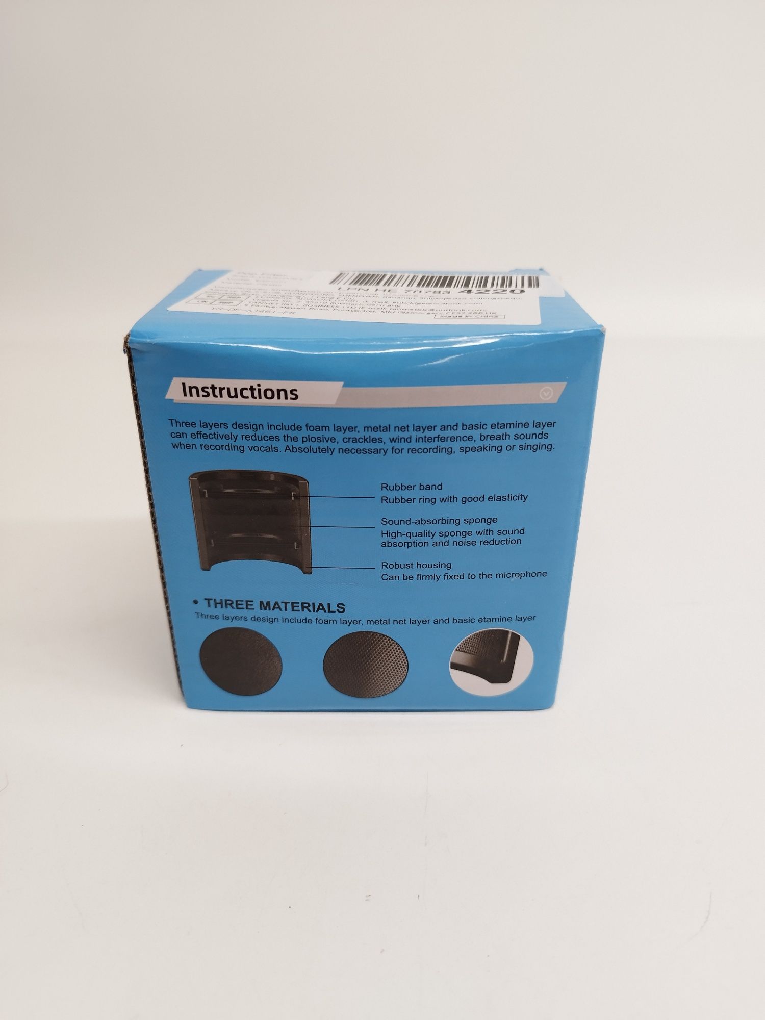 Pop filter mikrofonowy