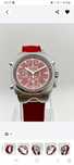 Zegarek Seiko czerwony pasek