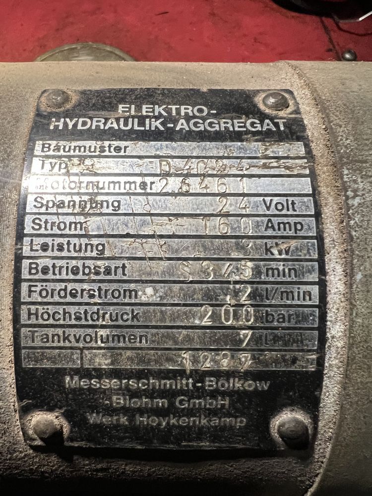 Pompa hydrauliczna wywrotu 24v silnik elektryczny kiper wyciągarka