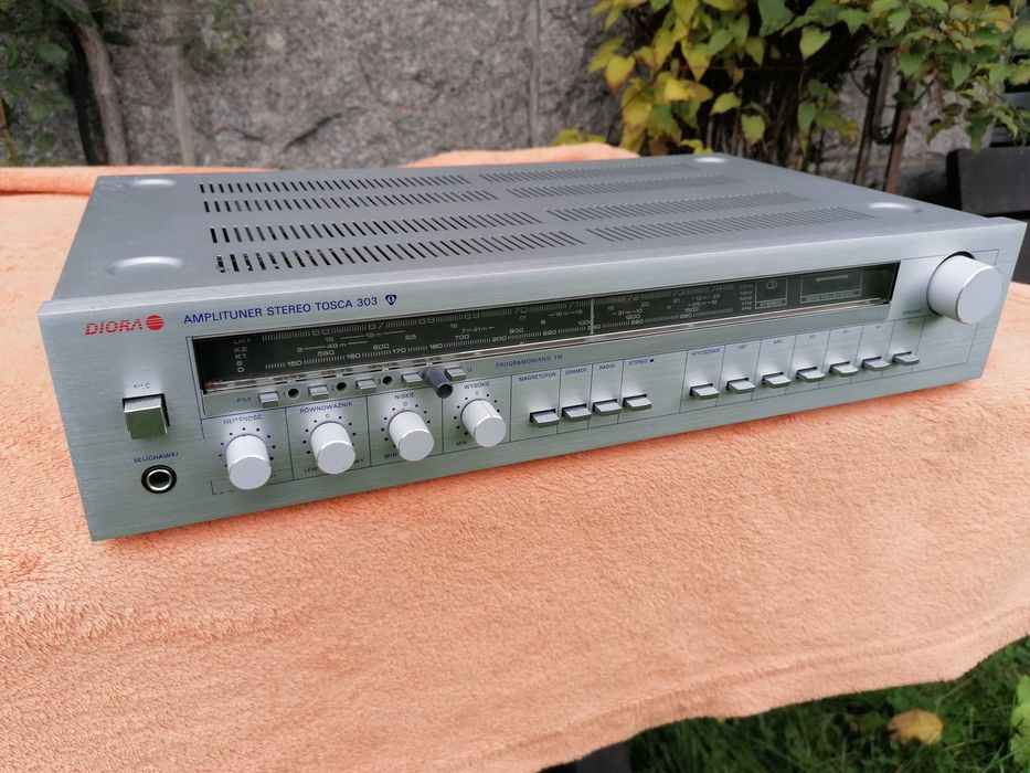 DIORA Amplituner Stereo TOSCA 303 - Wersja Eksportowa Unitra PRL