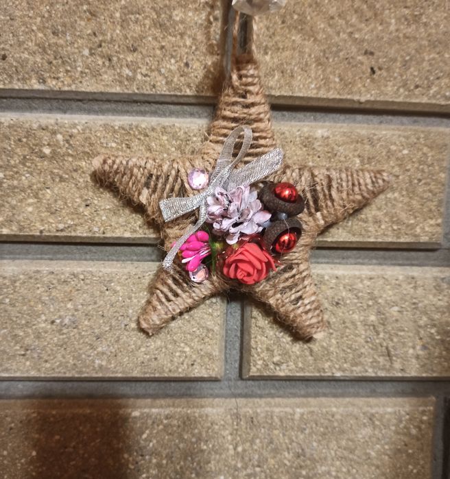 Новорічні прикраси Новогодний декор  Украшения Новорічна зірка