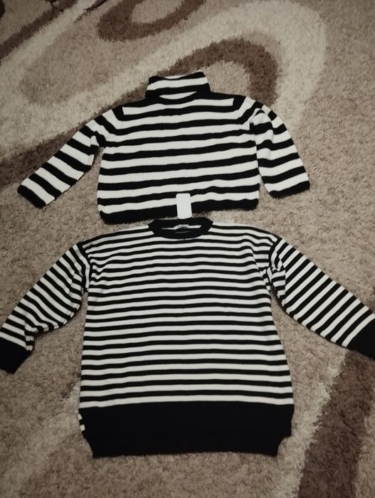 Кофта тепла оверсайз в полоску нова