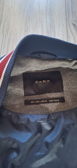 Bluza zapinana kurtka bomberka męska Zara rozm.L