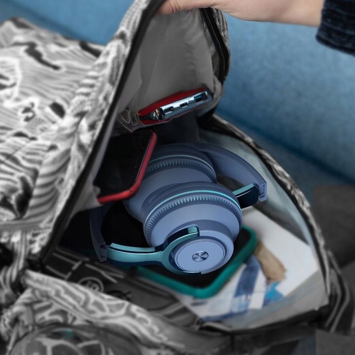 Słuchawki Bezprzewodowe H2 Bluetooth Mp3 Nauszne Mikrofon Rgb Dla Dzie