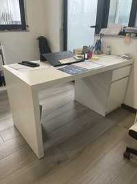 Secretaria MALM Ikea Branca