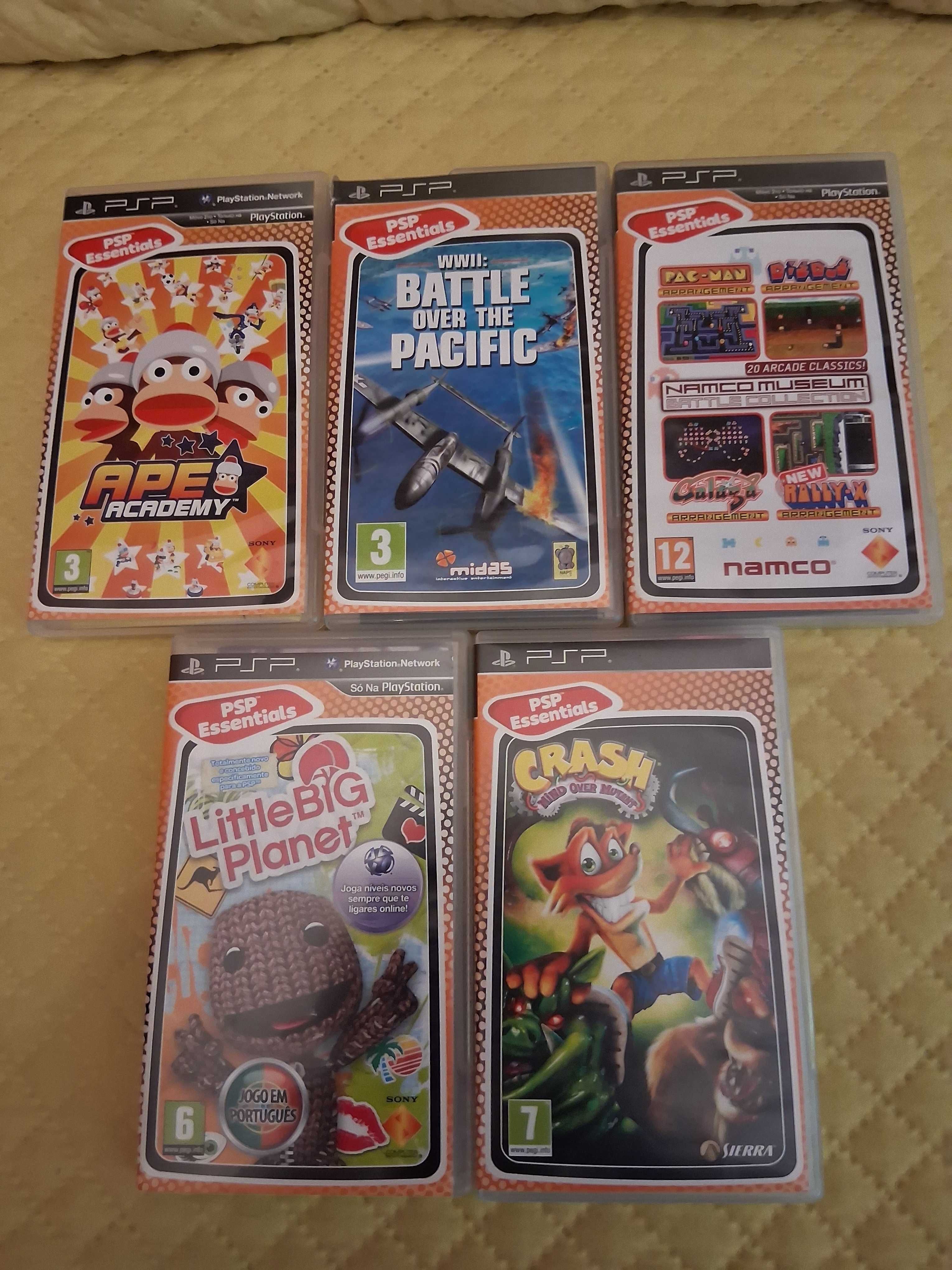 Jogos variados para PSP