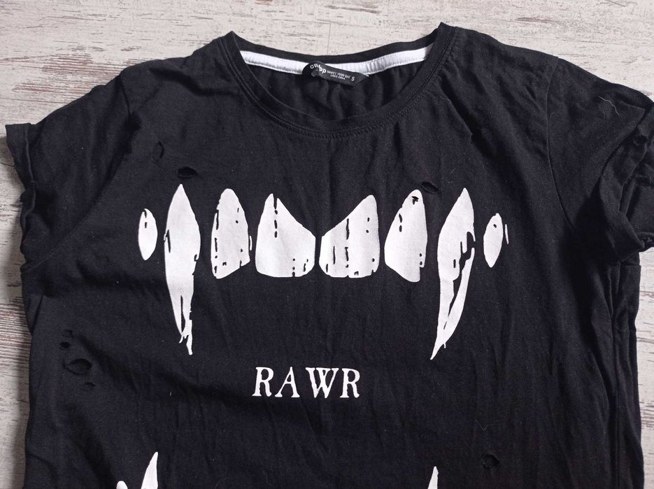 T-shirt CROPP Rawr rozmiar S