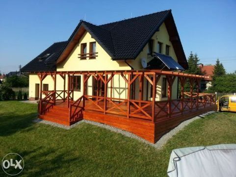 Tarasy drewniane i kompozytów , caporty