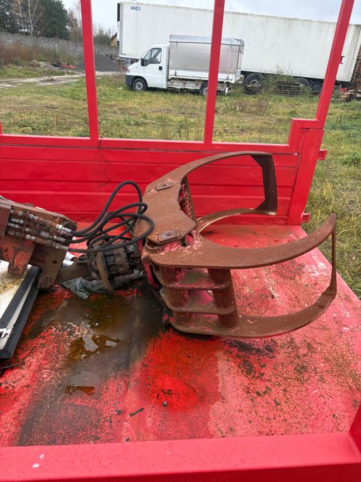 Hakowiec Platforma skrzynia ładunkowa  z hds + łyżka