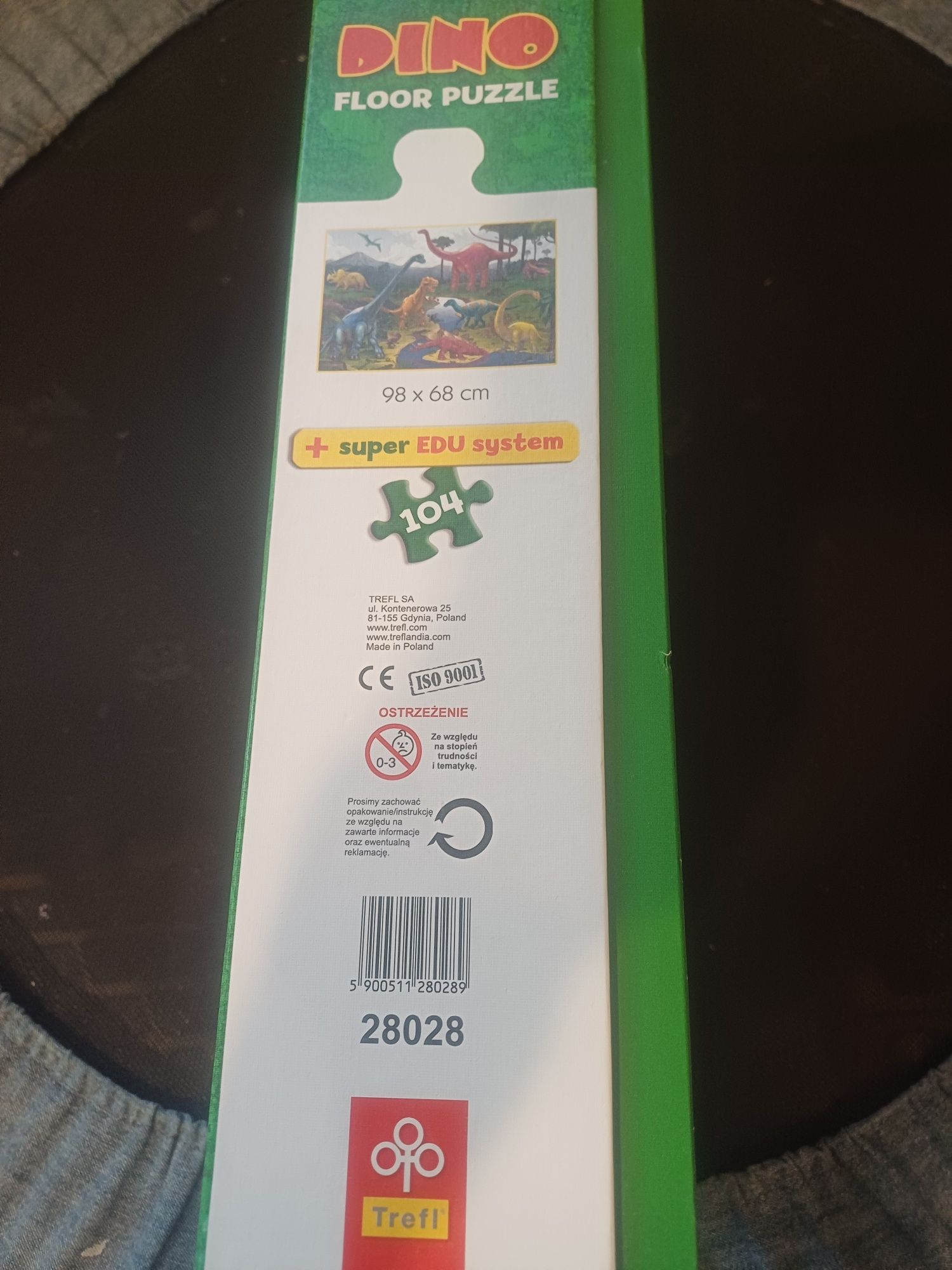 Puzzle dino super edu system 5+