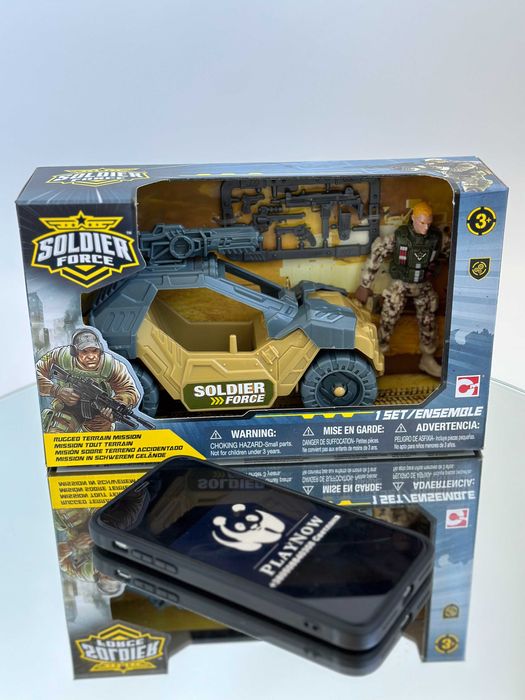 Дитячий набір Chap Mei / Солдатики набор джип, машинка *