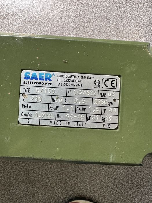 Eletrobomba saer