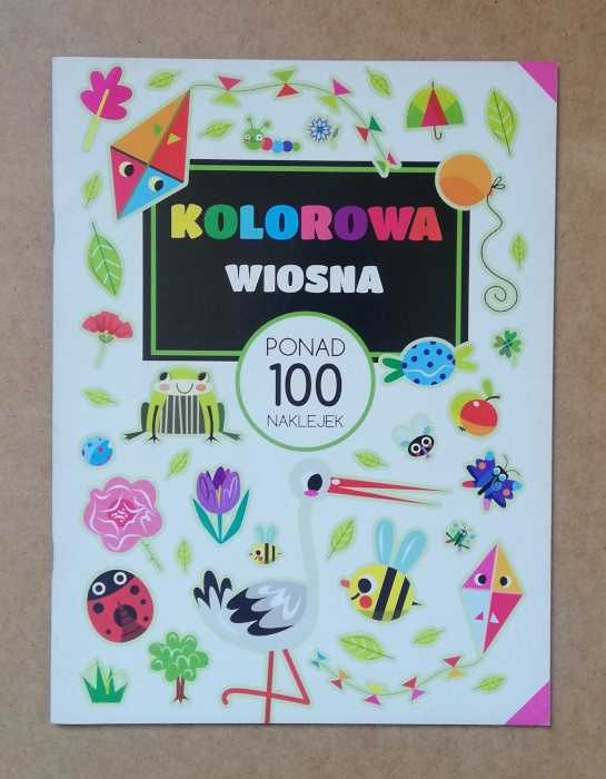 Kolorowa wiosna. Ponad 100 naklejek - NOWA