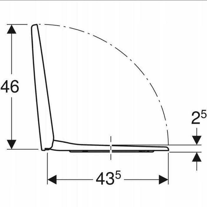 KOŁO NOVA PRO Deska sedesowa owalna M30111