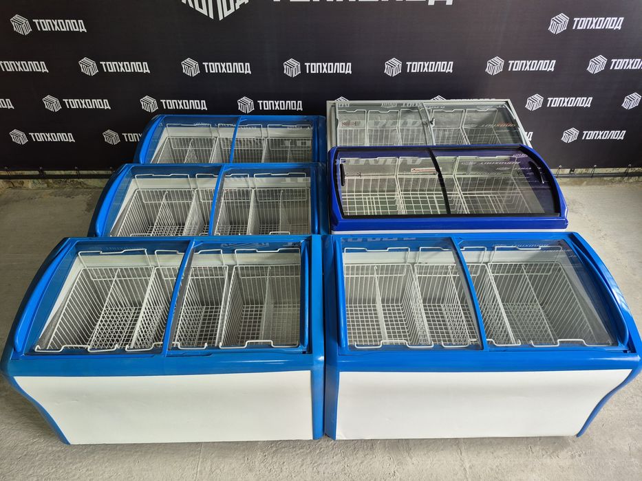 Морозильна вітрина камера ларь морозилка