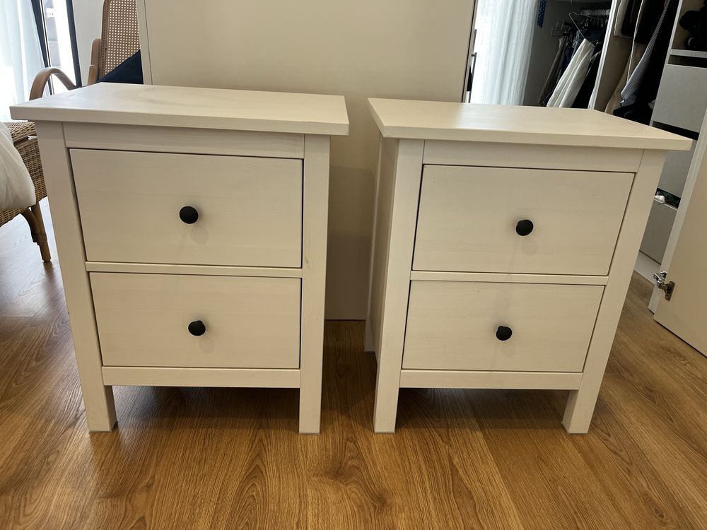 2 Mesa cabeceira hemnes ikea