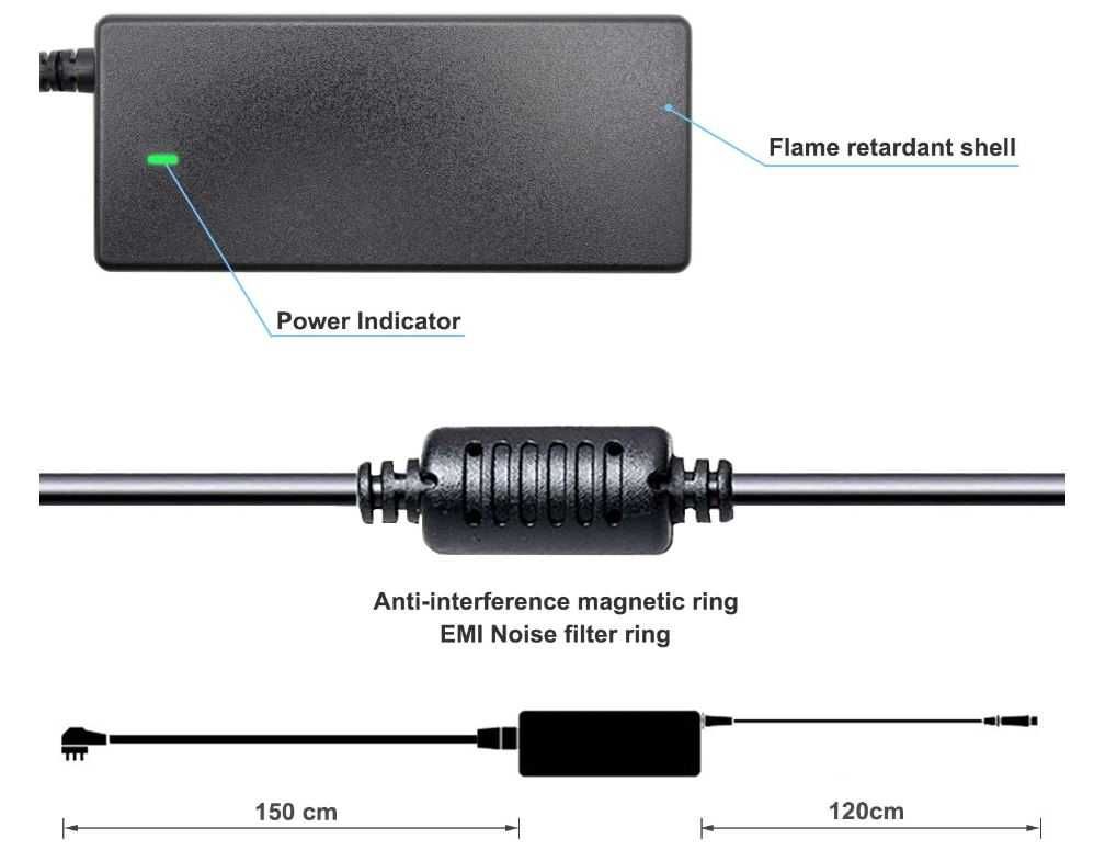 Zasilacz do laptopa HP 45W + kabel 1.5m