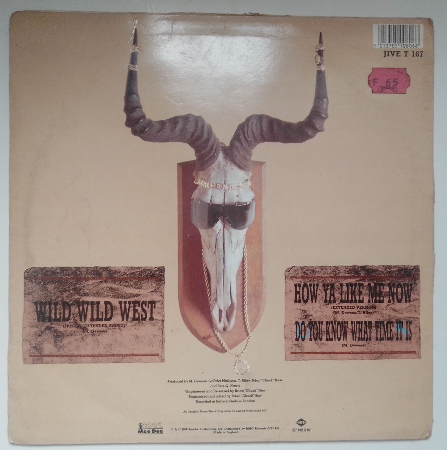 Vinil Maxi Single Kool Moe Dee - Wild Wild West