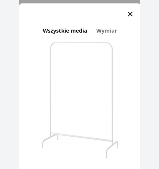 cena za 4 sztuki ! wieszaki stojak wieszak Ikea na ubrania
