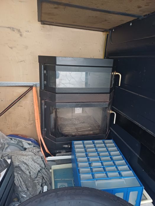 Чугунный камин.Буржуйка