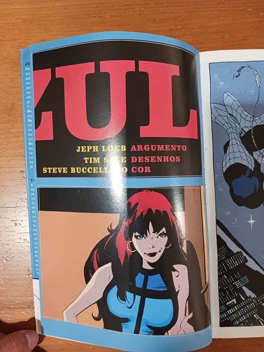 Homem aranha azul em português de Portugal