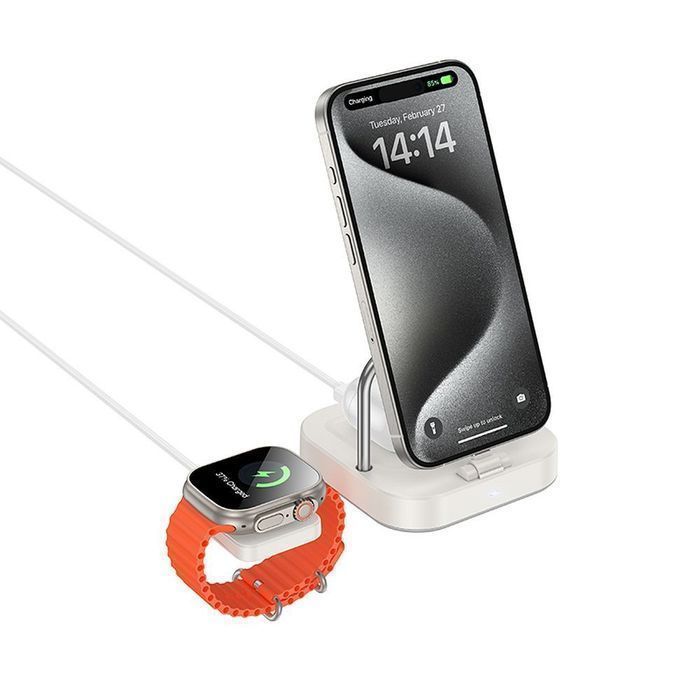 Ładowarka indukcyjna Hoco 3w1 3A 5W kompatybilna z Apple Watch CQ16A