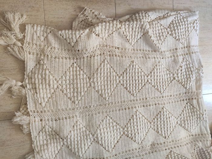 Colcha para Cama Casal em crochet feita à Mão