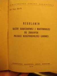 Regulamin służby sił zbrojnych PRL 1970 (W. Jaruzelski)