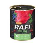 Karma puszka dla psa Rafi 12x800g dziczyzny.