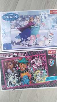 Puzzle Trefl Kraina lodu, Monster High po 160szt.