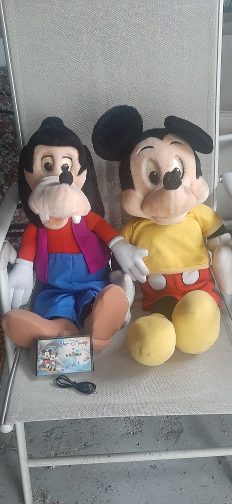 Maskotki Myszka Miki i Goofy vintage