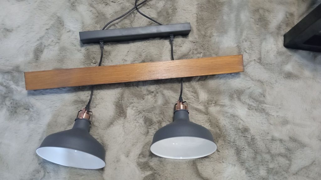 lampa sufitowa wiszaca loft industrialna nowoczesna